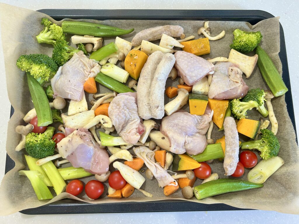 野菜のゴロゴロ焼き（調理前）